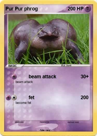 Pokemon Pur Pur phrog