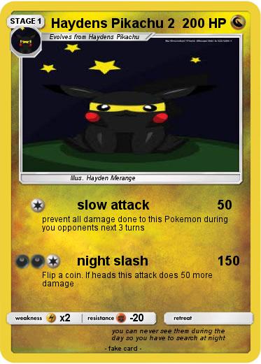 Pokemon Haydens Pikachu 2