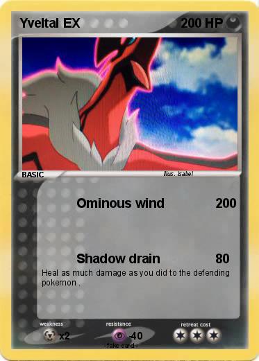 Pokemon Yveltal EX
