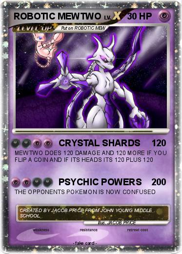 Pokemon ROBOTIC MEWTWO Pokemon ROBOTIC MEWTWO