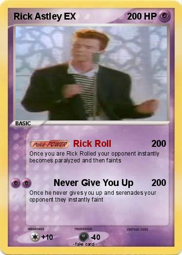 Pokemon Rick Astley EX