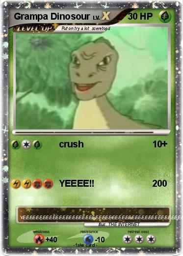 Pokemon Grampa Dinosour