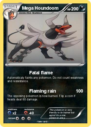Pokemon Mega Houndoom