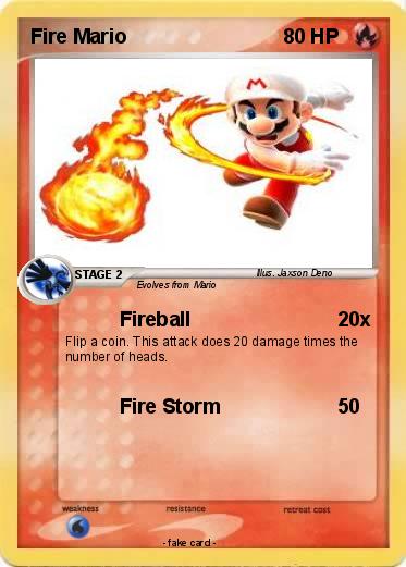 Pokemon Fire Mario
