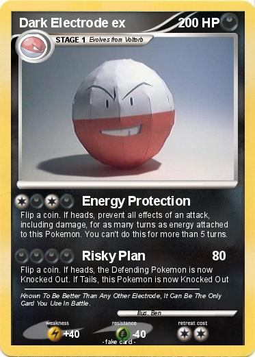 Pokemon Dark Electrode ex