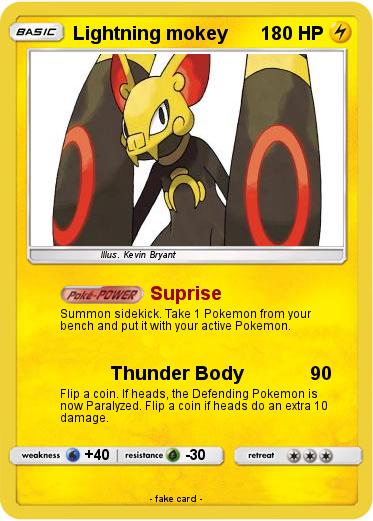 Pokemon Lightning mokey