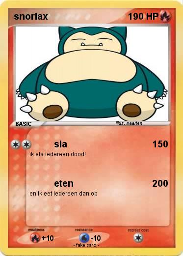 Pokemon snorlax