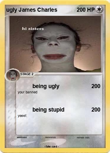 Pokemon ugly James Charles