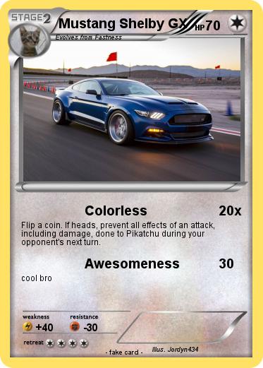 Pokemon Mustang Shelby GX