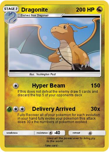 Pokemon Dragonite