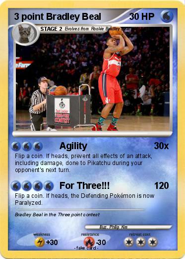 Pokemon 3 point Bradley Beal