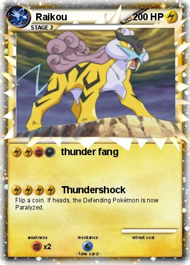 Pokemon Raikou