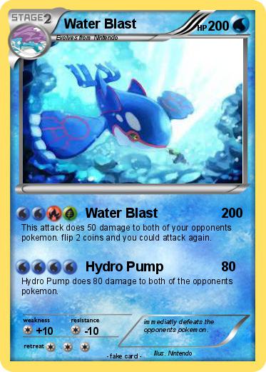 Pokemon Water Blast
