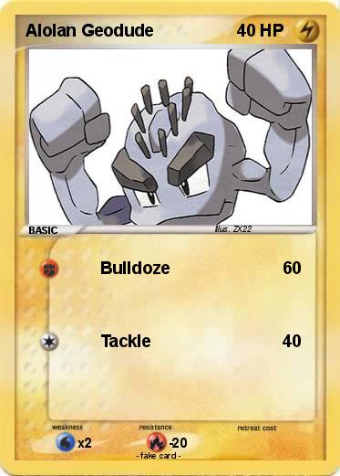 Pokemon Alolan Geodude