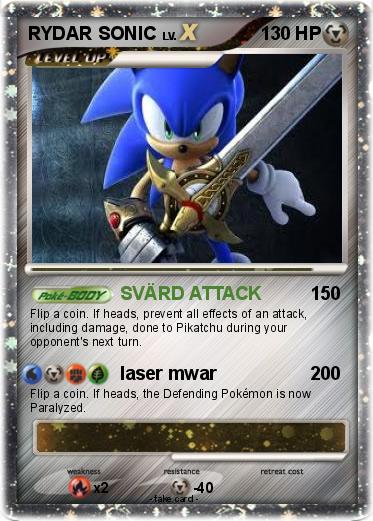 Pokemon RYDAR SONIC