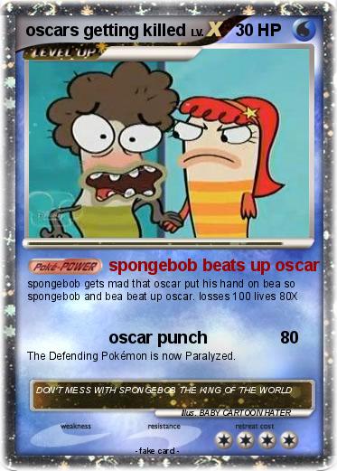 Pokemon oscars getting killed