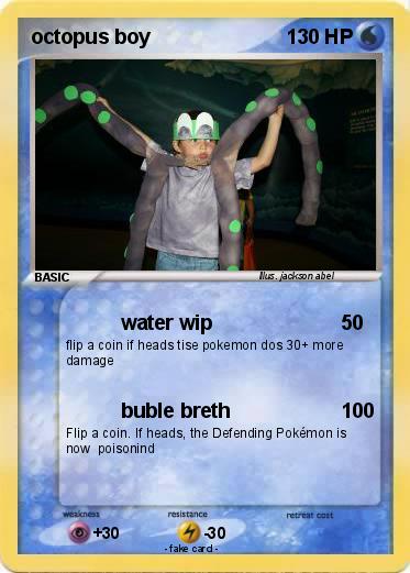 Pokemon octopus boy