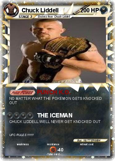 Pokemon Chuck Liddell