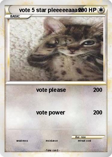 Pokemon vote 5 star pleeeeeaaase