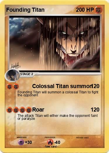 Pokemon Founding Titan