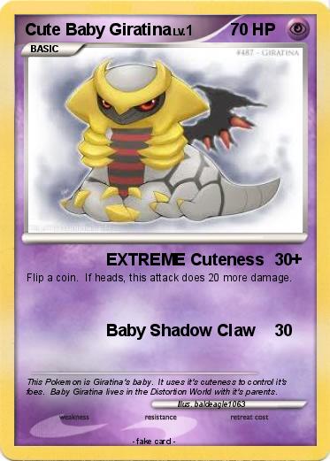 Pokemon Cute Baby Giratina