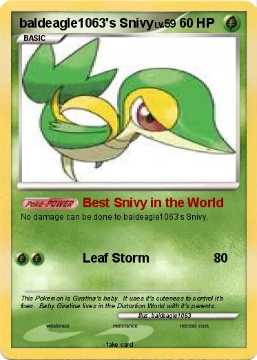 Pokemon baldeagle1063's Snivy