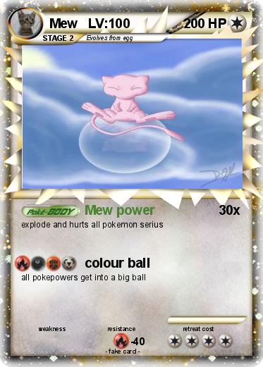Pokemon Mew   LV:100