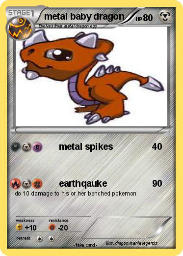 Pokemon metal baby dragon