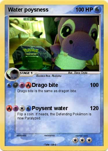 Pokemon Water poysness