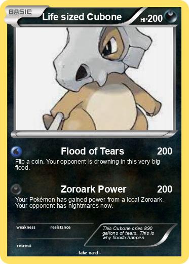 Pokemon Life sized Cubone