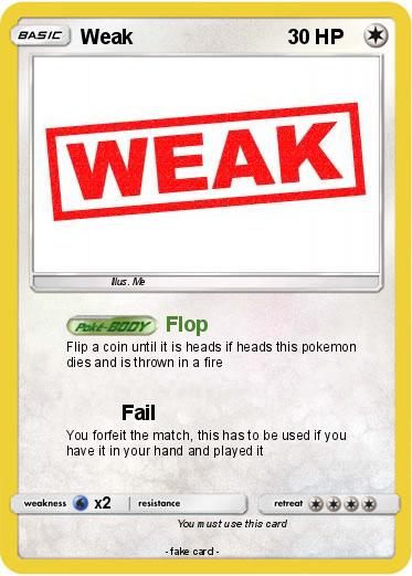 Pokemon Weak
