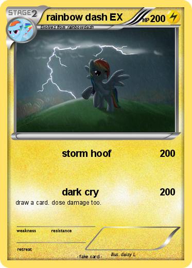 Pokemon rainbow dash EX