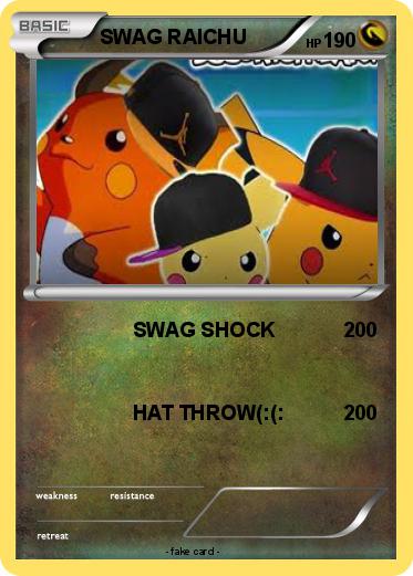 Pokemon SWAG RAICHU