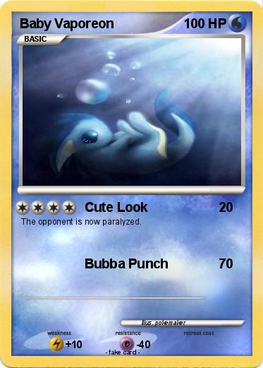 Pokemon Baby Vaporeon