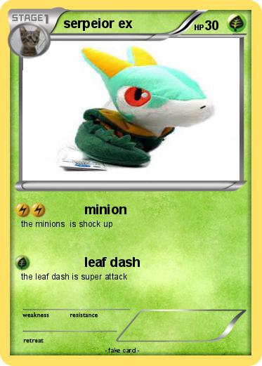 Pokemon serpeior ex