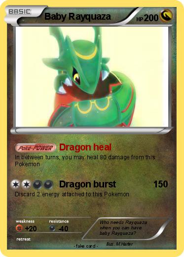 Pokemon Baby Rayquaza