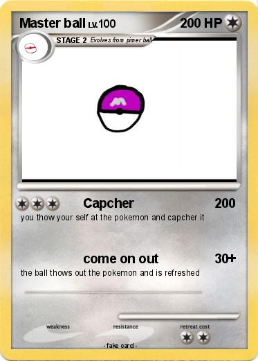 Pokemon Master ball