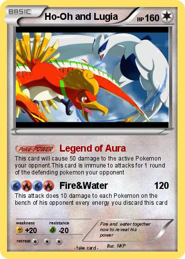 Pokemon Ho-Oh and Lugia