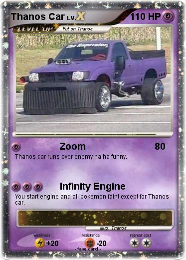 Pokemon Thanos Car