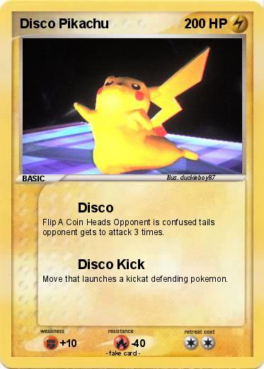 Pokemon Disco Pikachu