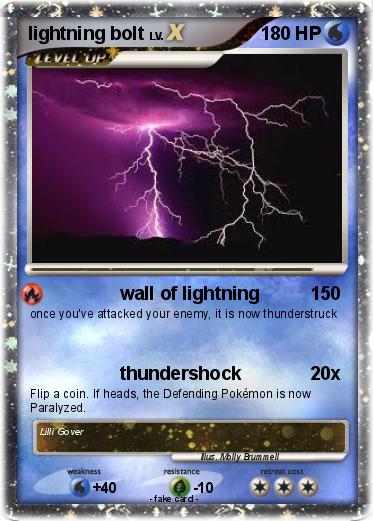 Pokemon lightning bolt
