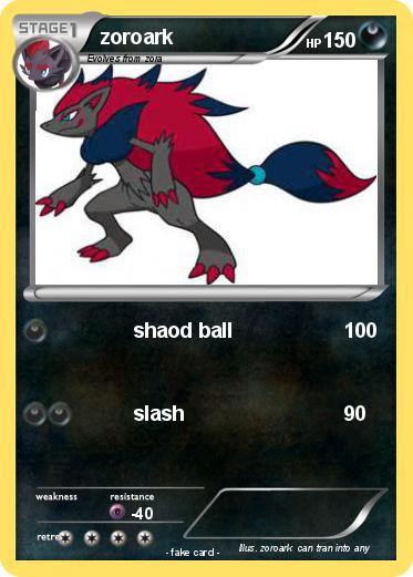 Pokemon zoroark