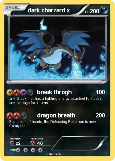 Pokemon dark charzard x