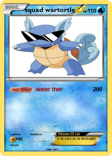 Pokemon squad wartortle