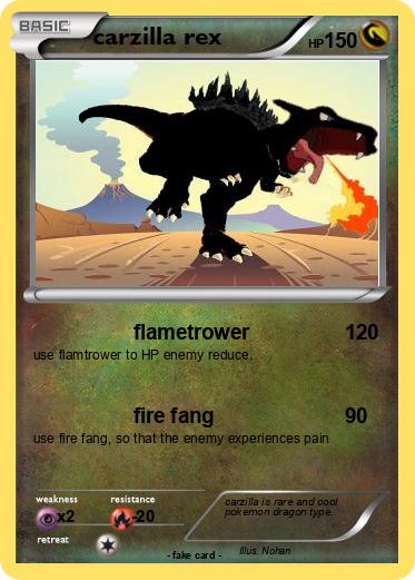 Pokemon carzilla rex