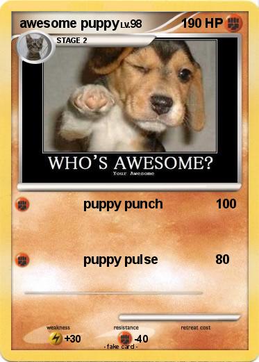 Pokemon awesome puppy