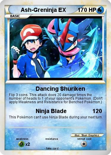 Pokemon Ash-Greninja EX