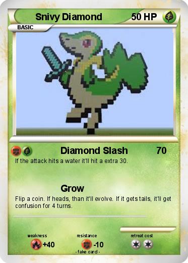 Pokemon Snivy Diamond