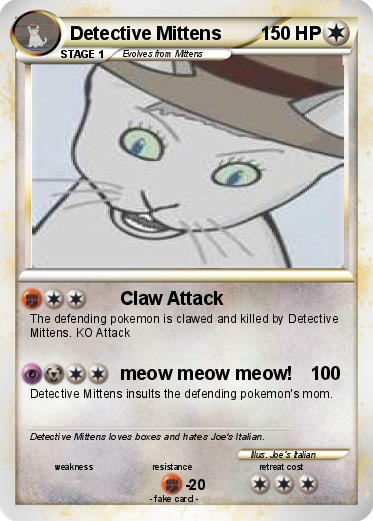 Pokemon Detective Mittens