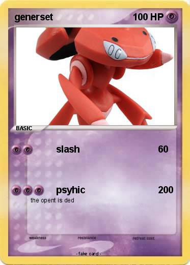 Pokemon generset